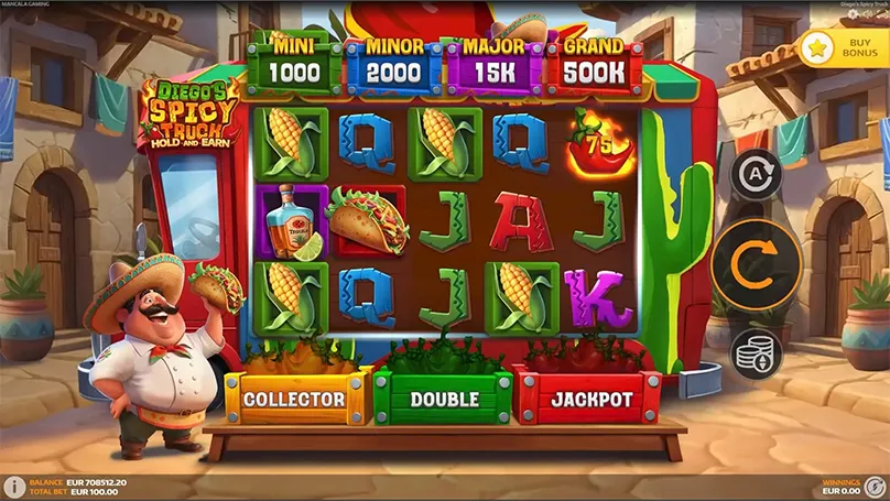 Diego's Spicy Truck Slot Demo by Mancala Gaming